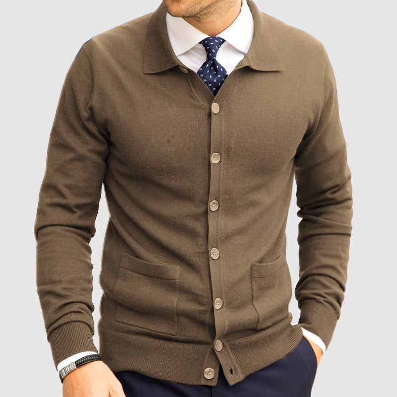 Vita Di Palma™ | Lapel Knit Cardigan